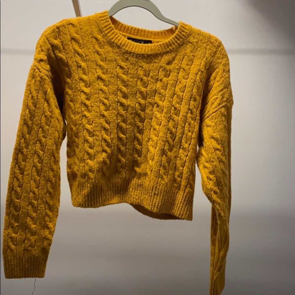 Forever 21 yellow sweater